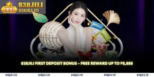 838jili first deposit bonus