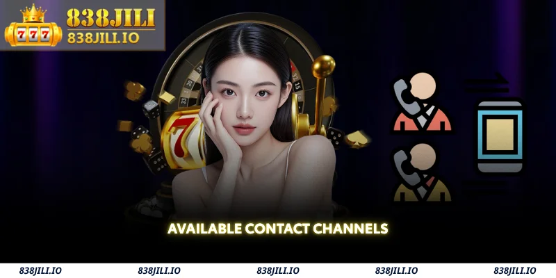 available contact channels