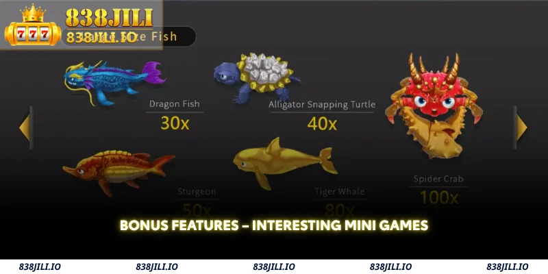 bonus features interesting mini games