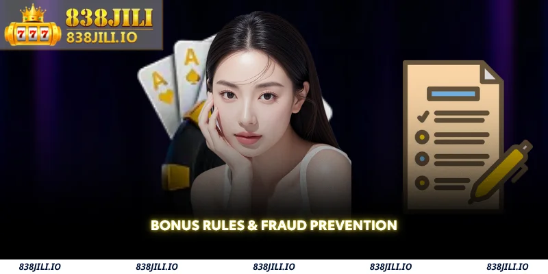 838JILI Terms and Conditions – Player Rights & Rules 3 bonus rules & fraud prevention