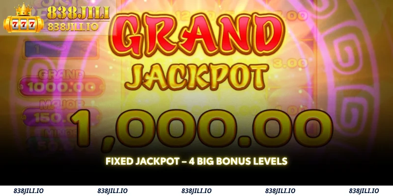 fixed jackpot 4 big bonus levels